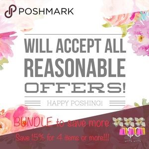 MAKE ME AN OFFER plus BUNDLE DISCOUNT🛍🛒💸